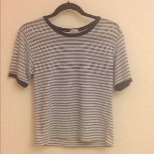 Striped crop top Brandy Melville